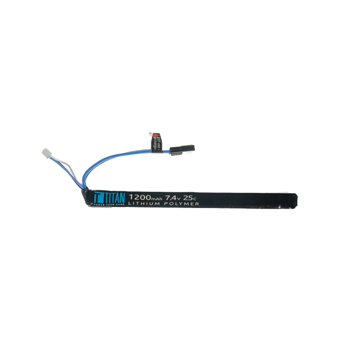 Li-Pol battery TITAN 7,4V 1200mAh, 25C - Tamiya - Stick (AK)