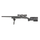 SA-S02 CORE™ Sniper Rifle Replica with Scope and Bipod - Black (High Velocity)