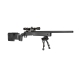 SA-S02 CORE™ Sniper Rifle Replica with Scope and Bipod - Black (High Velocity)