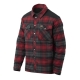 HELIKON košeľa Winter Warden, dlhý rukáv - Slate Crimson Plaid