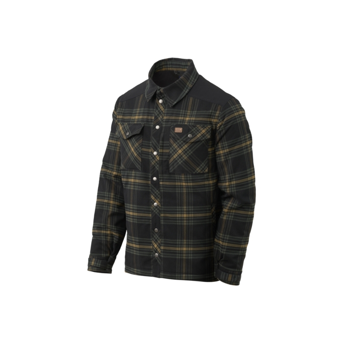 HELIKON košeľa Winter Warden, dlhý rukáv - Slate Moorland Plaid