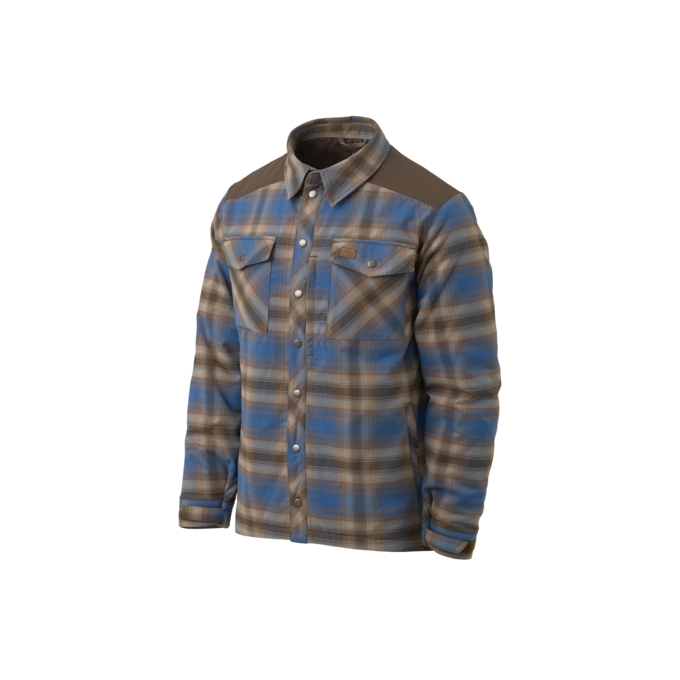 HELIKON košeľa Winter Warden, dlhý rukáv - Forest Blue Plaid