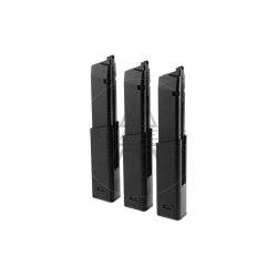 3PCS Magazines for Krytac Kriss Vector GBB, 60 BBs - Black