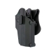 Amomax Universal pistol holster Per-Fit™, right - Black