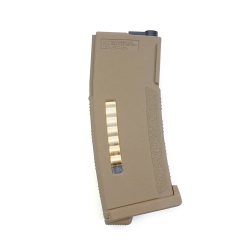 PTS EPM Mid-Cap Magazine for M4 / AR15, 150 BBs - Tan