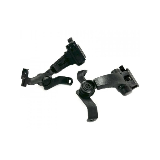 EARMOR M16A Helmet Adapters for M32 PLUS Headset, ARC Mount - Black