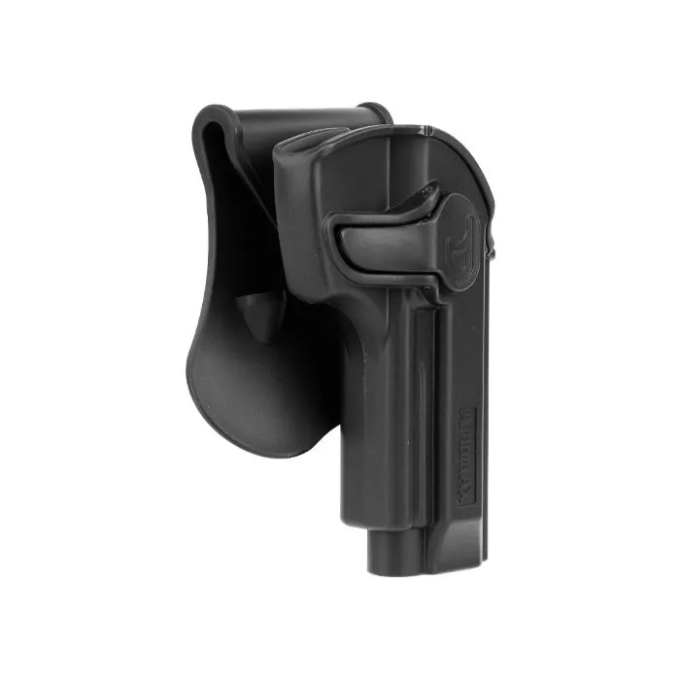 AMOMAX Beretta 92 Pistol Holster, Right Hand - Black