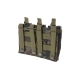 GFC molle Triple Pouch for Rifle Magazines (M4/M16/AK), open type - wz.93 PL Woodland