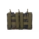 GFC molle Triple Pouch for Rifle Magazines (M4/M16/AK), open type - wz.93 PL Woodland