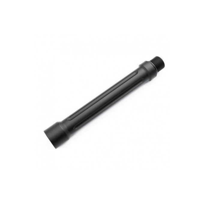 ML CNC Aluminum Outer Barrel Extension, 9" (228 mm) - Black