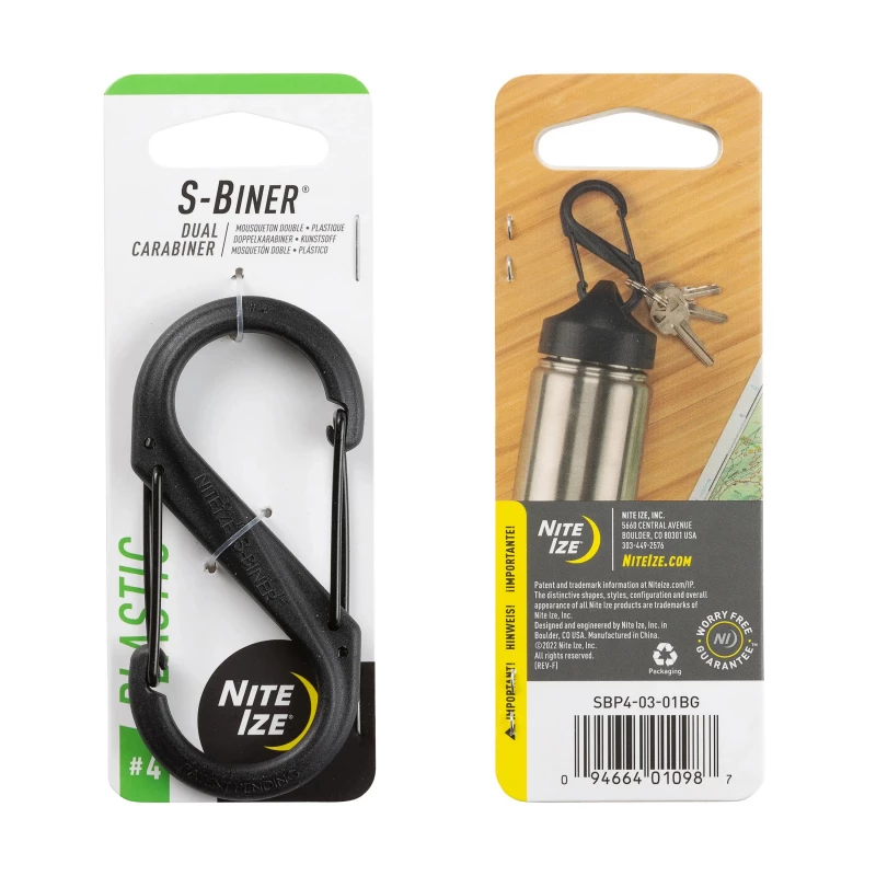 S-Biner® Plastic Dual Carabiner